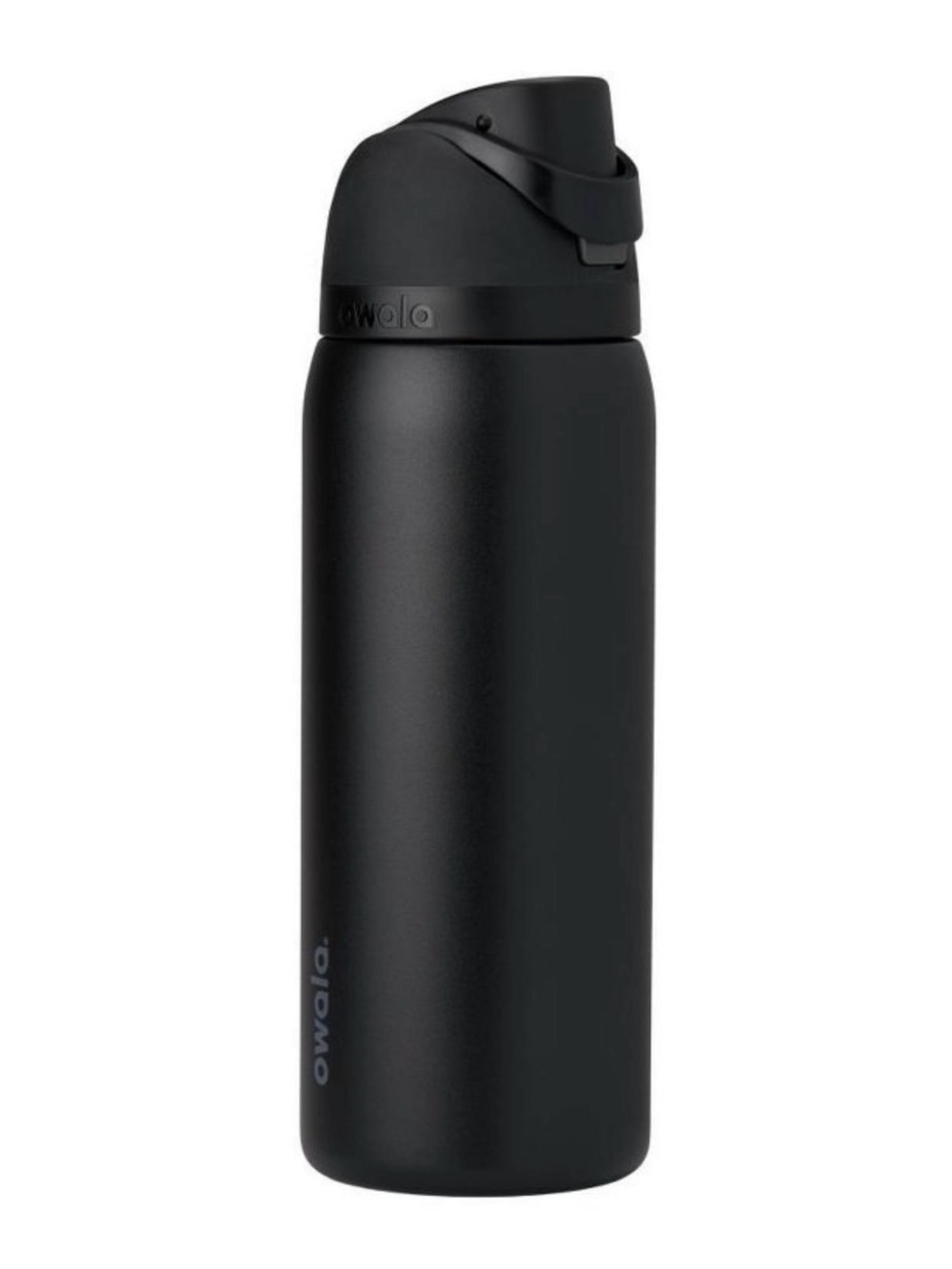 Owala Black Insulated Stainless Steel Water Bottle with Flip Lid